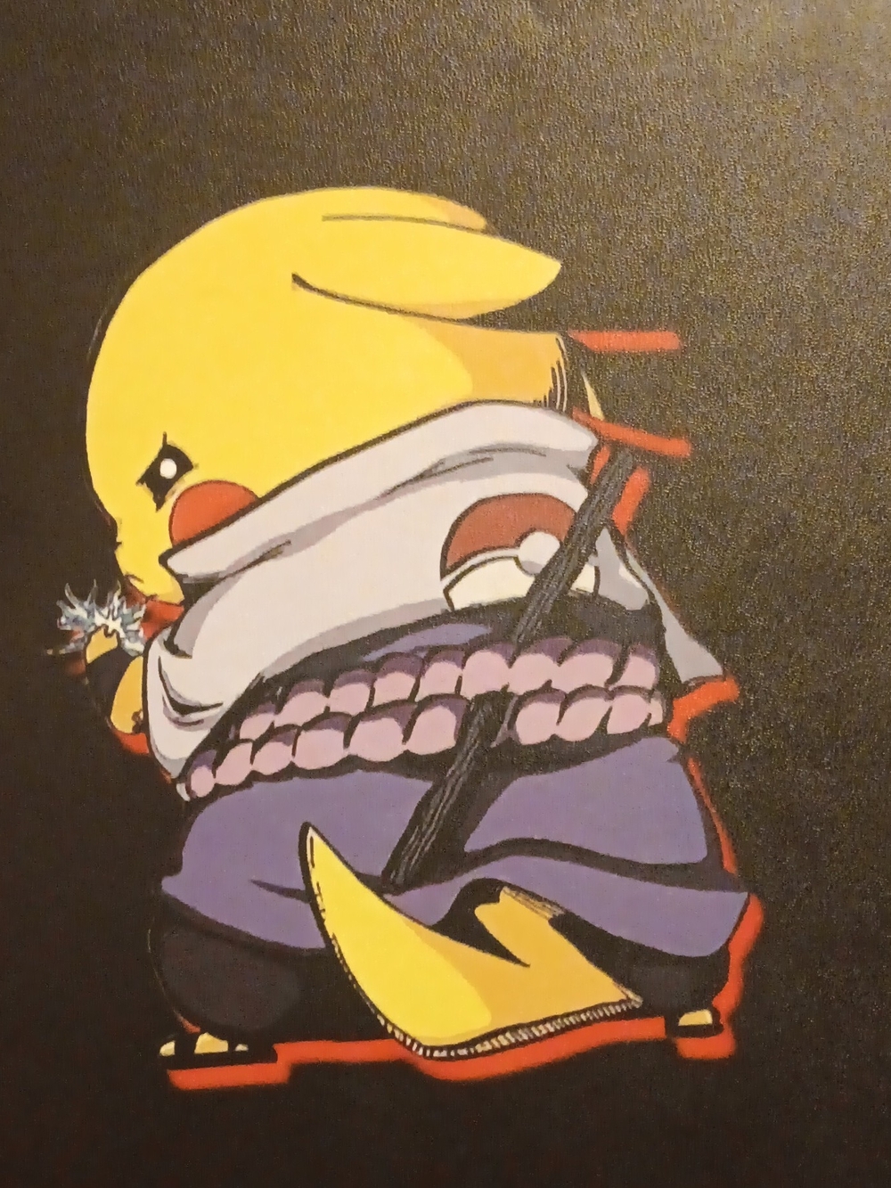 Yellow Pikachu Graphic Tee Artwork
